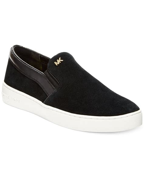 michael kors slip on tennis shoes|michael kors black slip on.